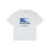 BBry Phantom Equestrian Knight Logo Print T-Shirt (White/Black)