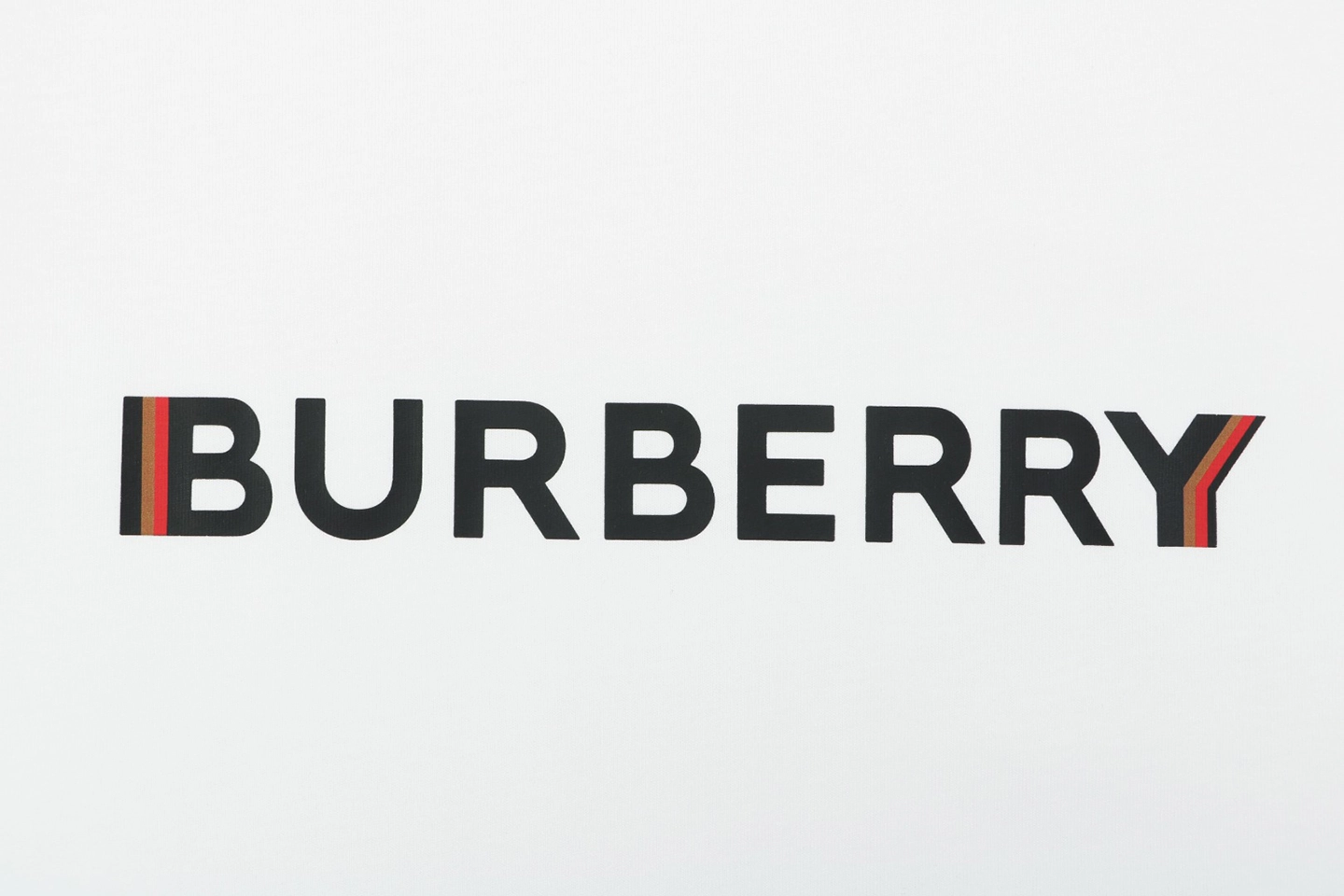 Burberry Phantom Logo Print T-Shirt White Front view