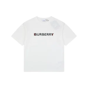 Burberry Phantom Logo Print T-Shirt White Front view