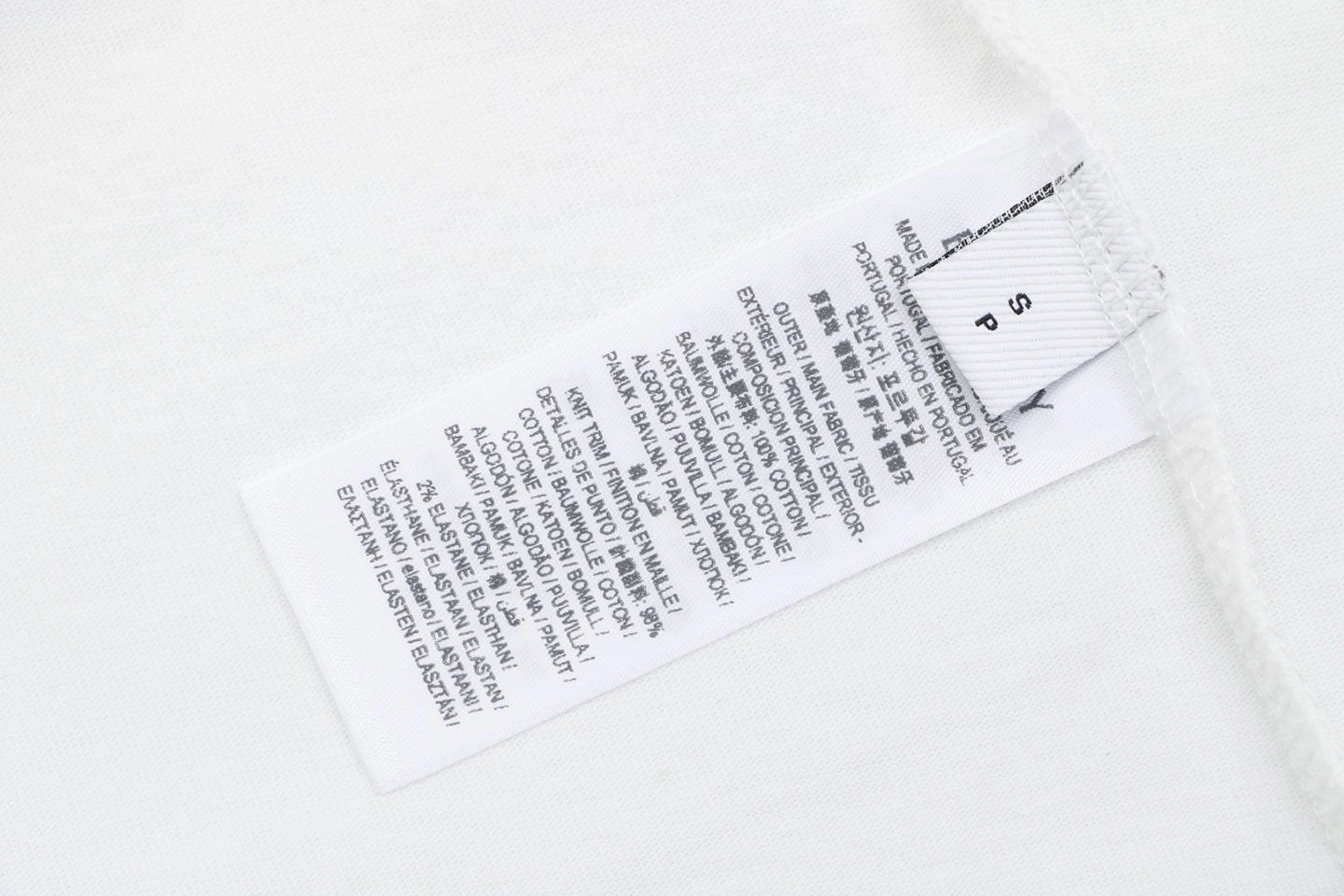 Burberry Phantom Logo Print T-Shirt White Wash label