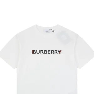 Burberry Phantom Logo Print T-Shirt White