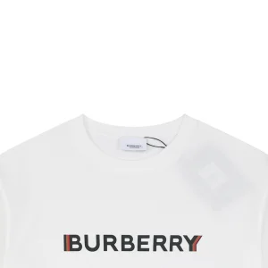 Burberry Phantom Logo Print T-Shirt White