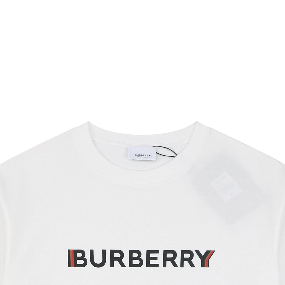 Burberry Phantom Logo Print T-Shirt White