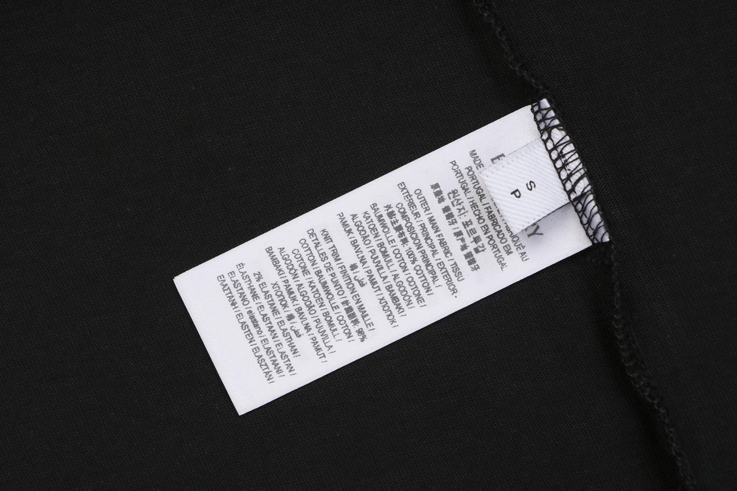 Burberry Phantom Logo Print T-Shirt Black Wash label
