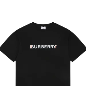 Burberry Phantom Logo Print T-Shirt Black