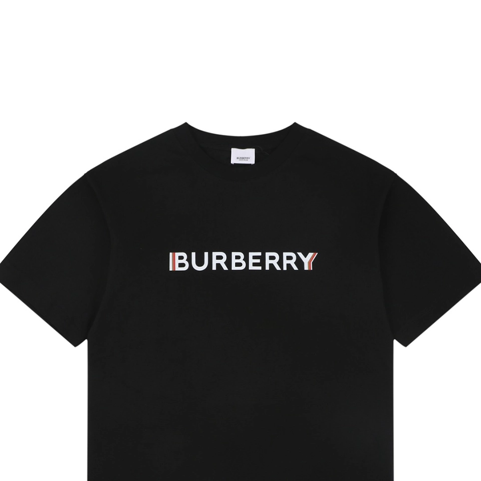 Burberry Phantom Logo Print T-Shirt Black
