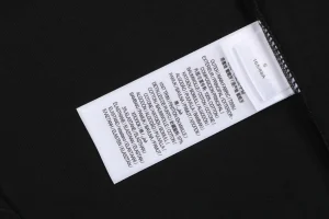 Burberry Rose Knight Embroidered T-Shirt Black Wash label