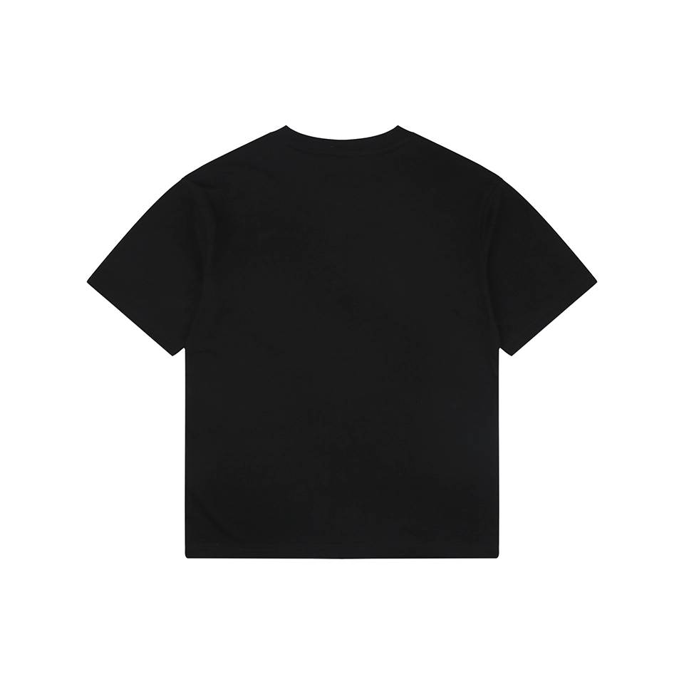 Burberry Rose Knight Embroidered T-Shirt Black Back view