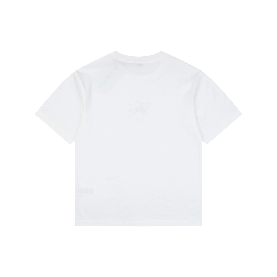Burberry Rose Knight Embroidered T-Shirt White Back view