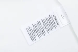 Burberry Rose Knight Embroidered T-Shirt White Wash label