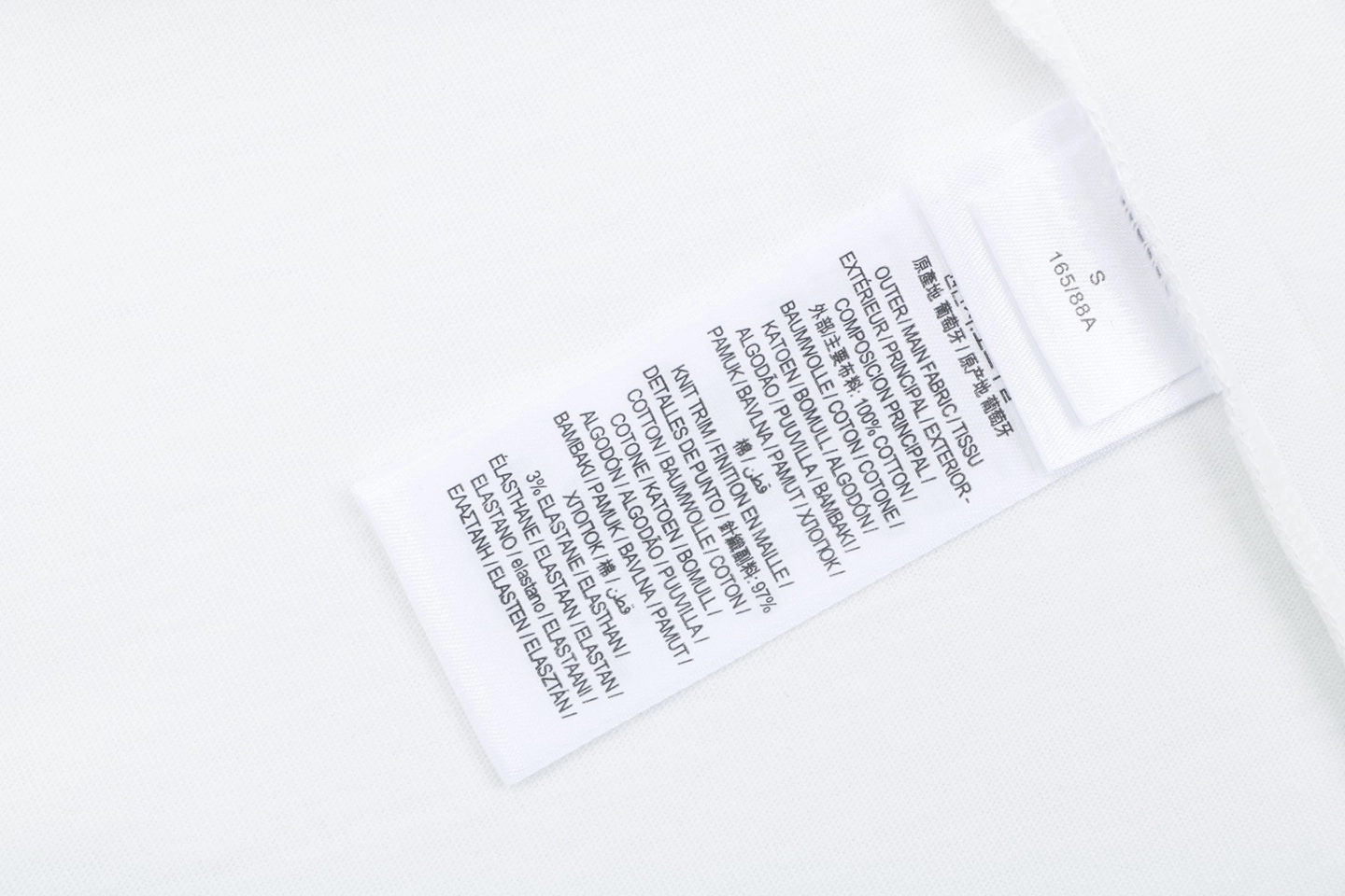 Burberry Rose Knight Embroidered T-Shirt White Wash label