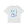 BBry Thistle Logo Print T-Shirt (White/Brown/Black)