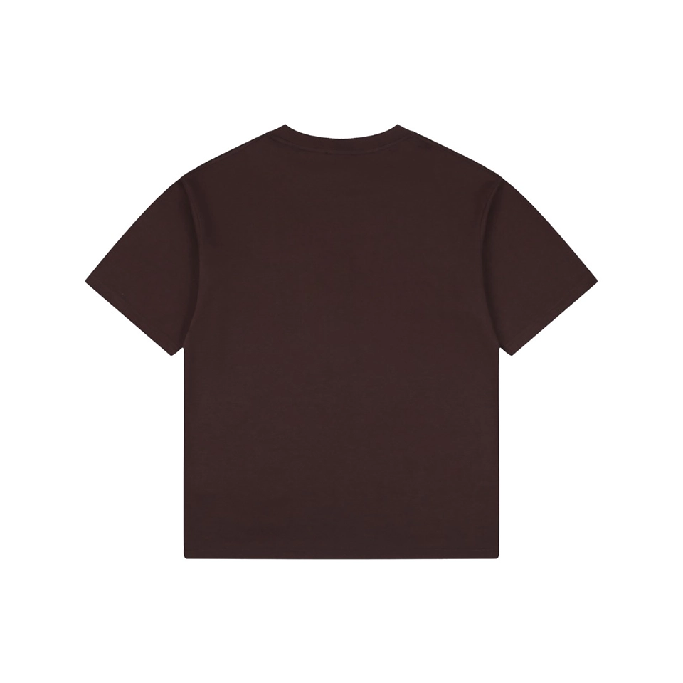 Burberry Thistle Logo Print T-Shirt Brown Back view
