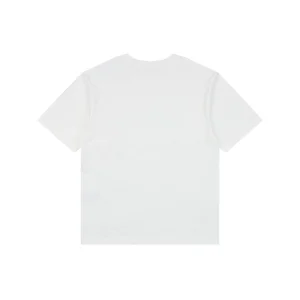 Burberry Thistle Logo Print T-Shirt White Back view