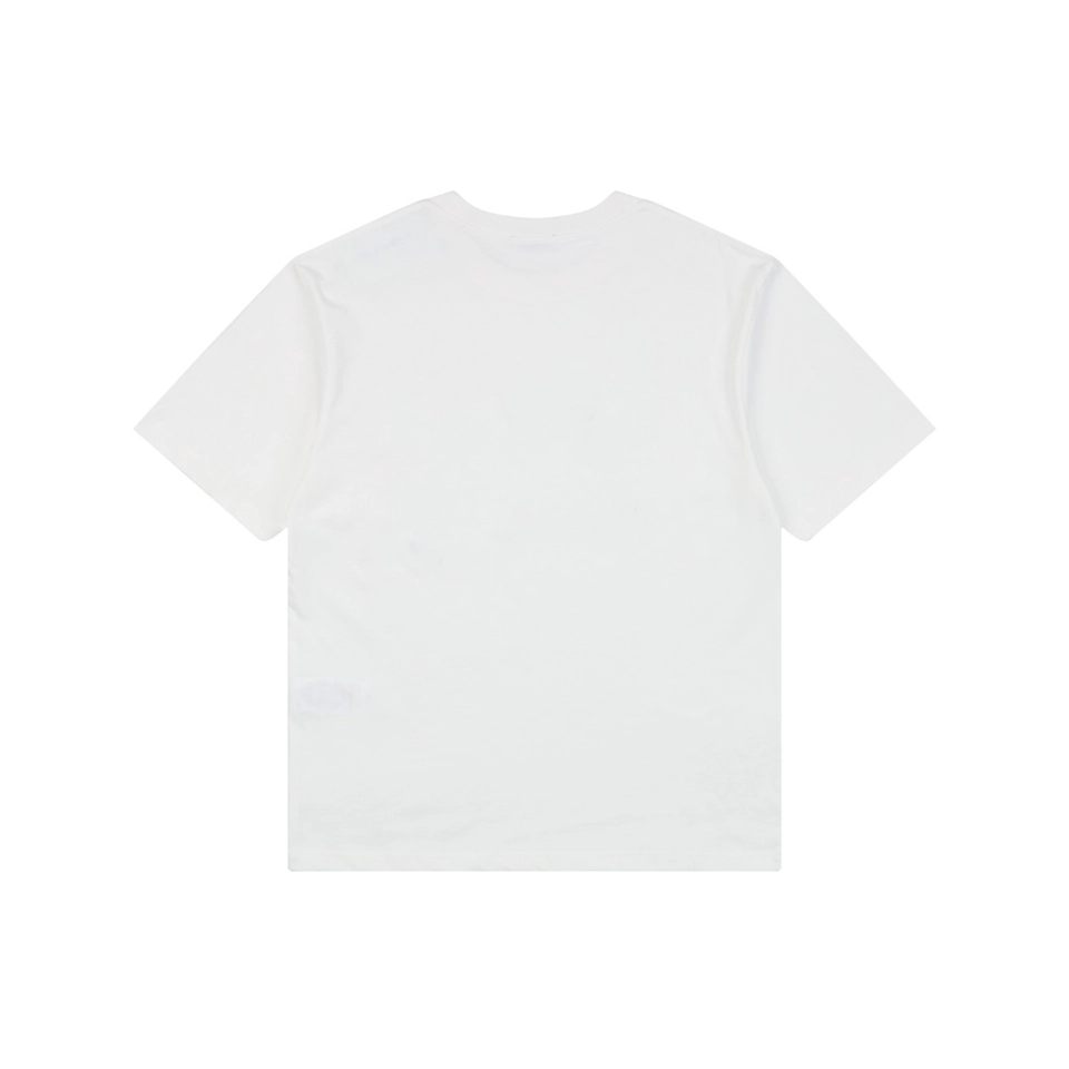 Burberry Thistle Logo Print T-Shirt White Back view