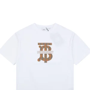 Burberry Vintage Check BT Logo T-Shirt White