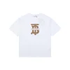 BBry Vintage Check BT Logo T-Shirt (White/Black)