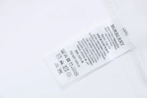 Burberry Vintage Check BT Logo T-Shirt White Wash label