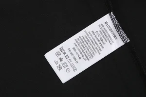 Burberry Vintage Check BT Logo T-Shirt Black Wash label