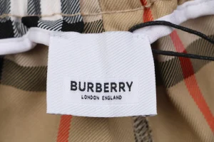Burberry Vintage Check Drawstring Shorts Brown Brand label