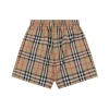 BBry Vintage Check Drawstring Shorts (Brown/Khaki)