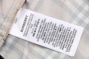 Burberry Vintage Check Lined Shorts Wash label