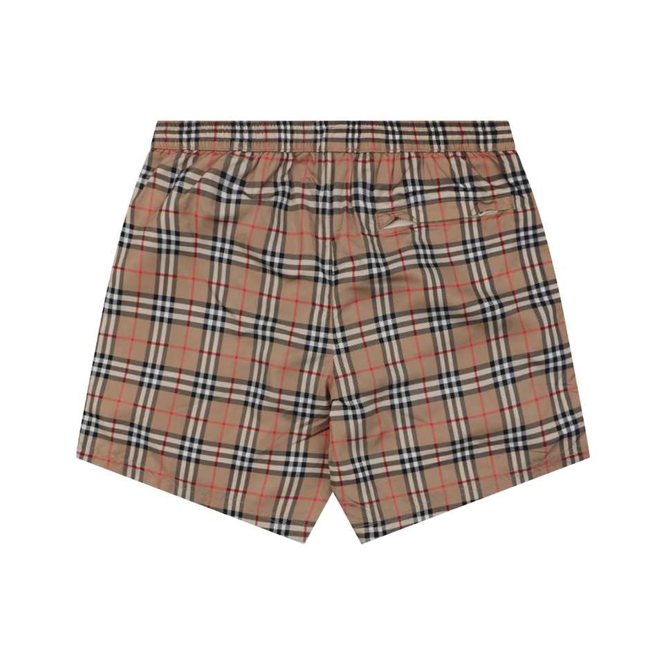 Burberry Vintage Check Lined Shorts Back view
