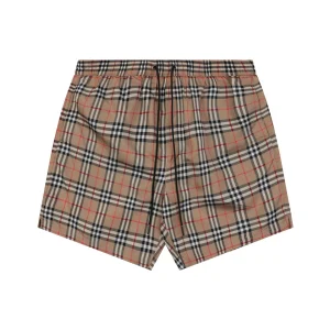 Burberry Vintage Check Lined Shorts Front view