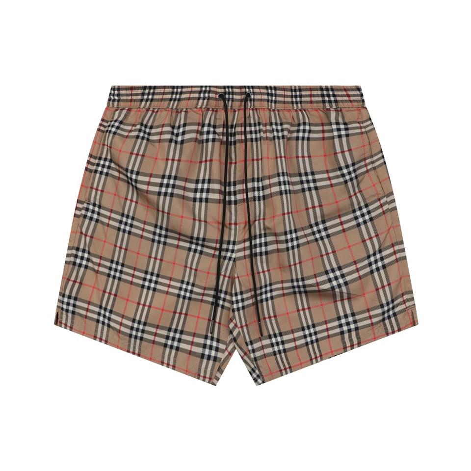 Burberry Vintage Check Lined Shorts Front view