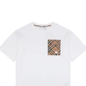 Burberry Vintage Check Pocket T-Shirt White