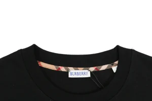 Burberry Vintage Check Pocket T-Shirt Black Collar