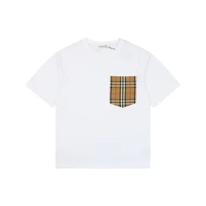 Burberry Vintage Check Pocket T-Shirt Front view