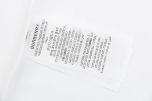 Burberry Vintage Check Pocket T-Shirt Wash label