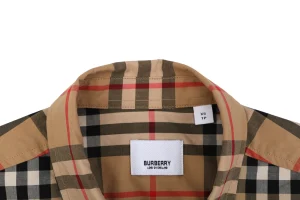 Burberry Vintage Check T-Shirt Collar
