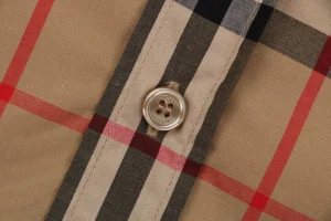 Burberry Vintage Check T-Shirt Button