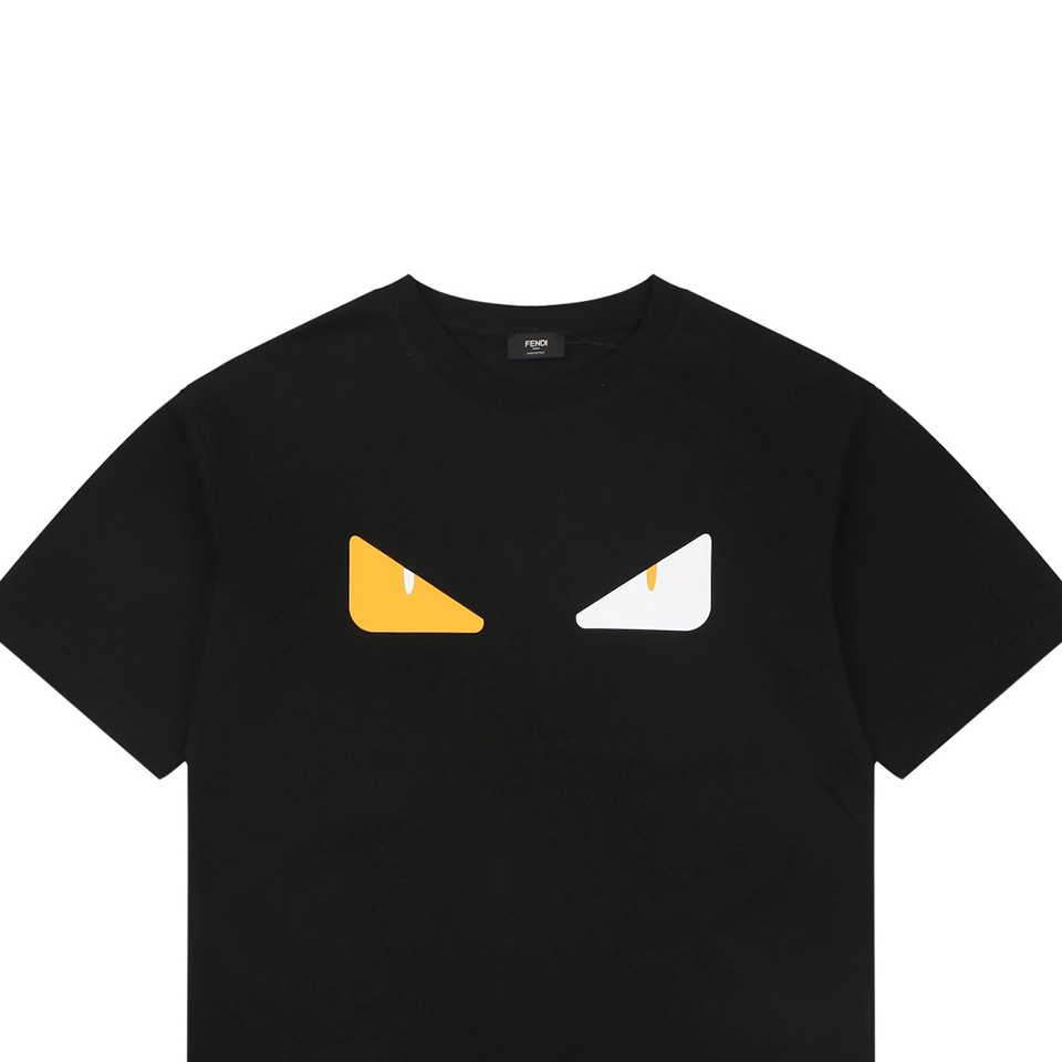 Fendi Monster Eyes Rubber Patch T-Shirt