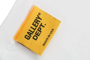 Gallery Dept Pocket Logo Sleeveless T-Shirt White Wash label