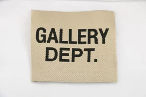 Gallery Dept Pocket Logo Sleeveless T-Shirt White Brand label