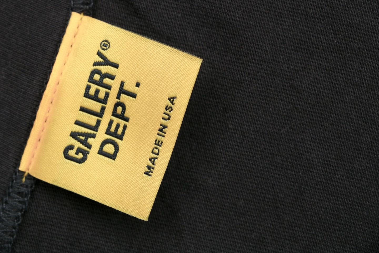 Gallery Dept. Distressed French Logo T-Shirt Wash label