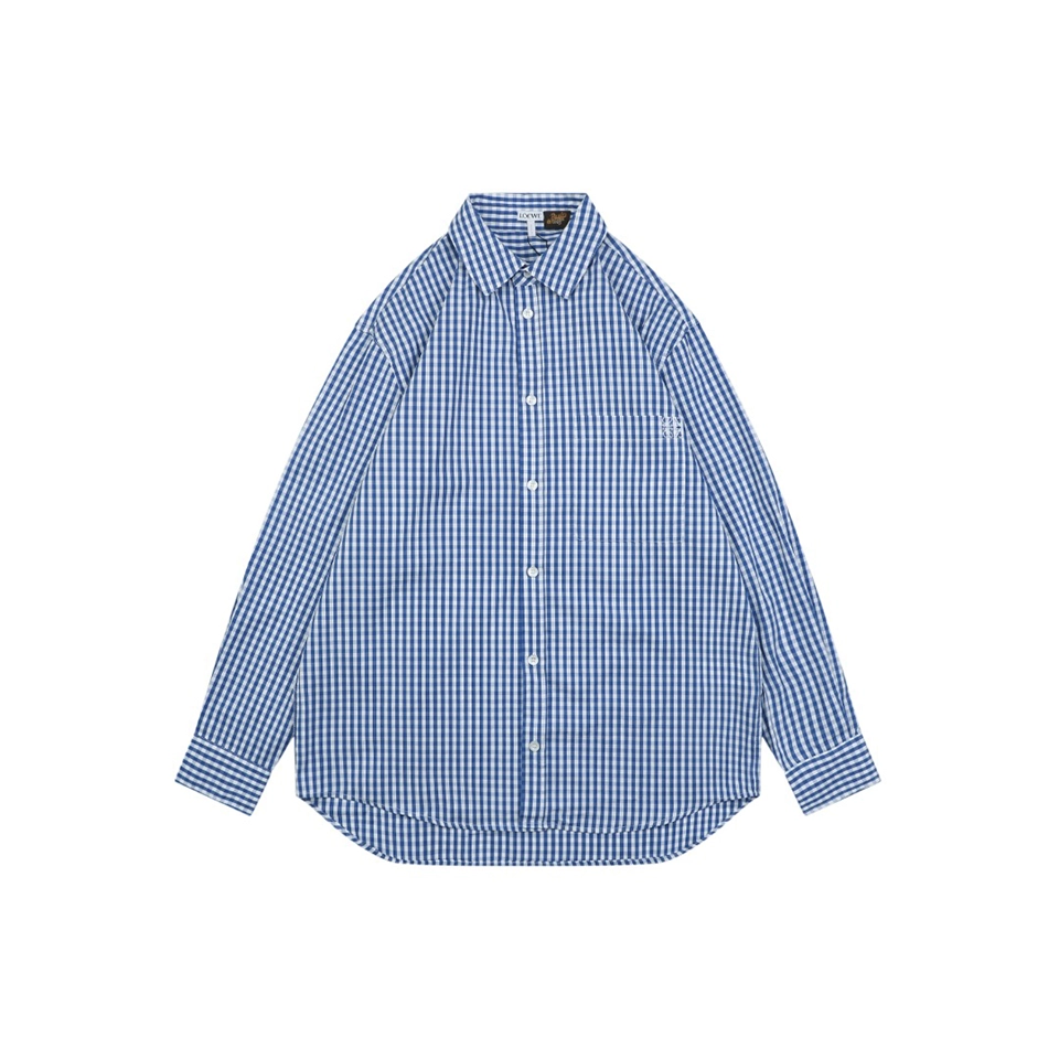Loewe Anagram Pocket Check Shirt Front view