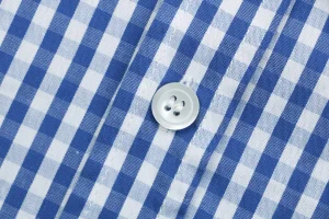 Loewe Anagram Pocket Check Shirt Button