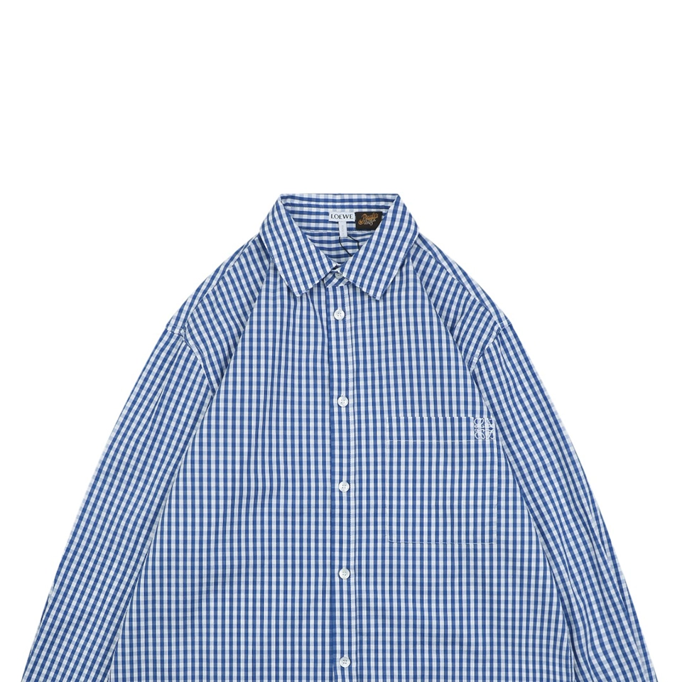 Loewe Anagram Pocket Check Shirt9.jpeg