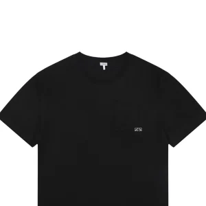 Loewe Anagram Pocket Embroidered T-Shirt Black