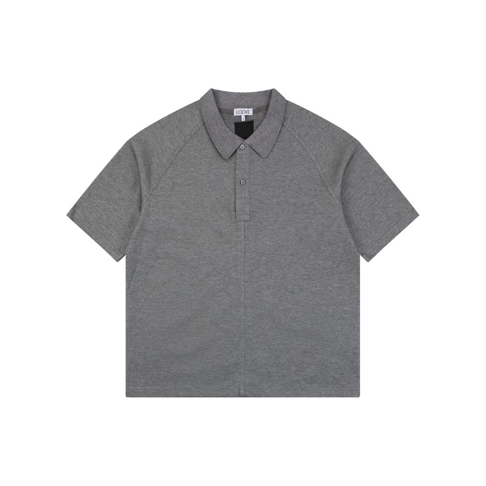 Loewe Center Seam Anagram Polo T-Shirt Front view
