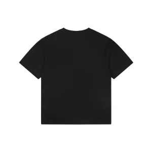 Loewe Ghost Logo Flocked T-Shirt Black back view