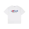 Loe Ghost Logo Flocked T-Shirt (White/Black)