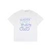 Loe Gradient Anagram Embroidered Logo T-Shirt (White/Black)