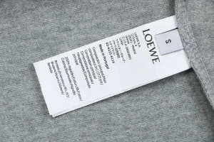 Loewe Red Beast Embroidered Logo T-Shirt Grey