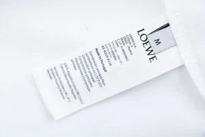 Loewe Red Beast Embroidered Logo T-Shirt White Wash label