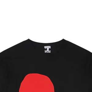 Loewe Red Creature Patch Embroidery T-Shirt Black